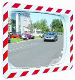 Зеркало дорожное со световозвращающей окантовкой. прямоугольное. Зеркало дорожное со световозвращающей окантовкой. прямоугольное.